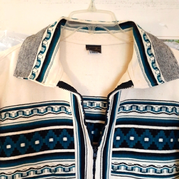 Boho Patchwork Peruvian Artisan Ethnic Jacket - Picture 4 of 5